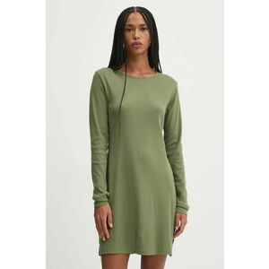 Vans rochie culoarea verde, mini, evazati, VN000NDGAMB1 imagine