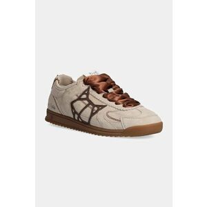 Naked Wolfe sneakers din piele intoarsă Exposure culoarea bej, Exposure Suede Off White imagine