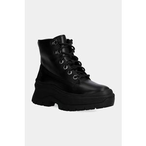 Timberland cizme de piele Roxie Lane femei, culoarea negru, cu platforma, TB0A295JW021 imagine