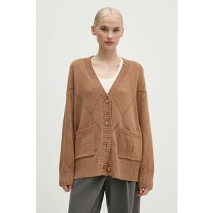 Pepe Jeans cardigan din amestec de lana IDRIS CARDIGAN culoarea bej, PL702213 imagine