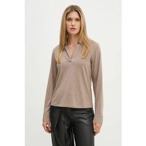 Marc O'Polo longsleeve culoarea maro, 409308752461 imagine