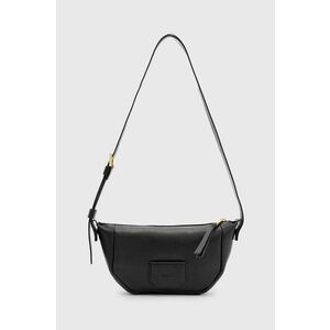 AllSaints poseta de piele MADEA CROSSBODY culoarea negru, W349XB imagine