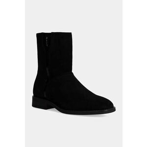 Gant botine din piele intoarsa Fayy femei, culoarea negru, cu toc plat, 29543774 G00 imagine