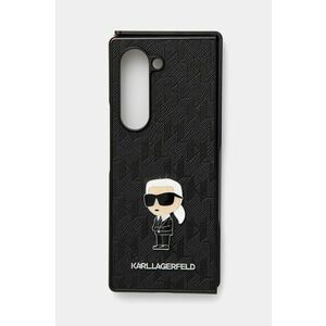 Karl Lagerfeld etui pentru telefon Z Fold6 F956 culoarea negru, KLHCZFD6SAPKINPKK imagine