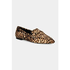 Kurt Geiger London mocasini Mayfair Slim Sq Loafer femei, culoarea maro, cu toc plat, 3472239109 imagine