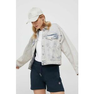 Pepe Jeans geaca jeans Turner Rose femei, de tranzitie, oversize imagine