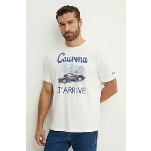 MC2 Saint Barth tricou din bumbac culoarea roz, cu imprimeu imagine