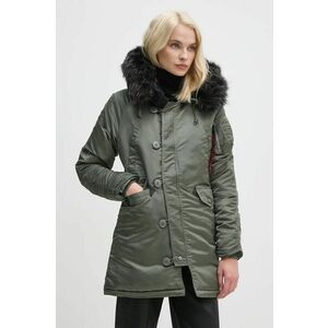 Alpha Industries geaca N-3B VF 59 Wmn femei, culoarea verde, de iarna, 113007 imagine