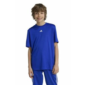 adidas tricou copii J TR-ES T culoarea albastru marin, neted, IW0850 imagine