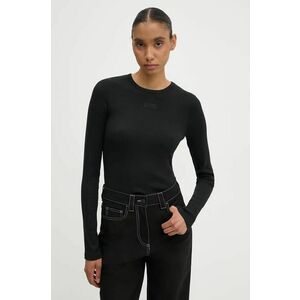 Gestuz longsleeve femei, culoarea negru, 10909431 imagine