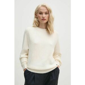 Pepe Jeans pulover din amestec de lana IRMA CREW NECK femei, culoarea bej, light, PL702192 imagine