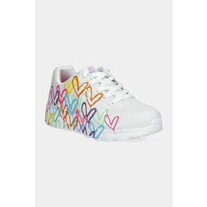 Skechers sneakers pentru copii UNO LITE culoarea alb, 314064L imagine