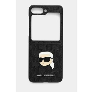 Karl Lagerfeld etui pentru telefon Z Flip6 F741 culoarea negru, KLHCZF6PGKSKIHK imagine