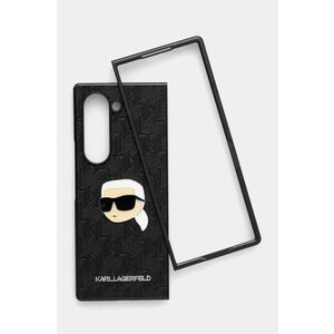 Karl Lagerfeld etui pentru telefon Z Fold6 F956 culoarea negru, KLHCZFD6PGKSKIHK imagine