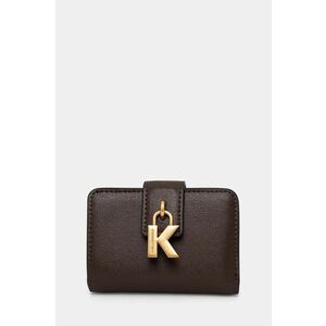 Karl Lagerfeld portofel de piele femei, culoarea maro, 246W3215 imagine