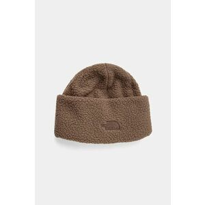 The North Face beanie cu doua fete Cragmont Reversible Beanie culoarea maro, din tricot gros, NF0A888387I1 imagine