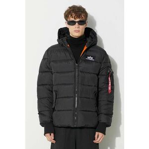 Alpha Industries geacă Hooded Puffer Alpha FD bărbați, culoarea negru, de iarnă imagine