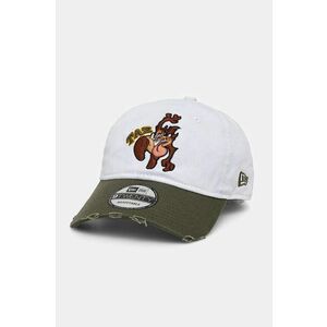 New Era șapcă de baseball din bumbac TAZ culoarea alb, modelator, 60565324 imagine