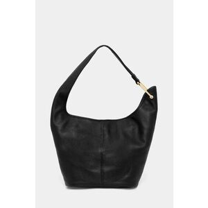 MICHAEL Michael Kors poseta de piele culoarea negru, 30F4G2YL6L imagine