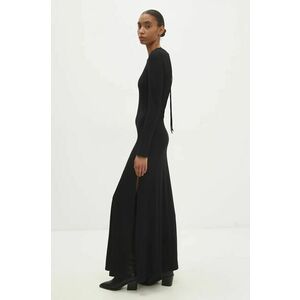 Answear Lab rochie culoarea negru, maxi, evazati imagine