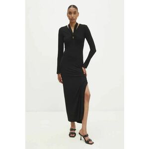 Answear Lab rochie culoarea negru, maxi, evazati imagine