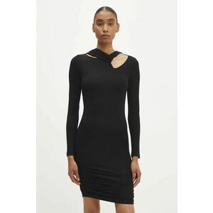 Answear Lab rochie culoarea negru, mini, mulata imagine