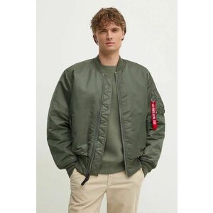 Alpha Industries geaca bomber barbati, culoarea verde, de iarna imagine