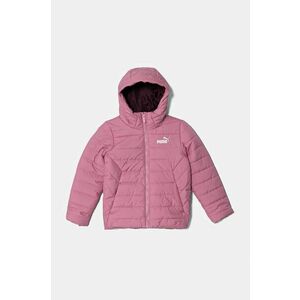 Puma geacă pentru copii ESS Hooded Padded Jacket culoarea roz imagine