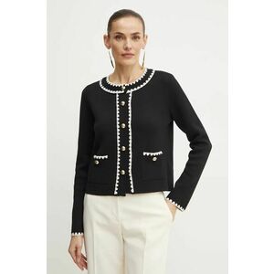 Luisa Spagnoli cardigan din lana MEGADUCA culoarea negru, light, 58398 imagine