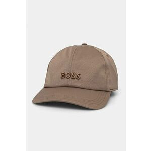 Boss Orange sapca culoarea bej, neted, 50519596 imagine