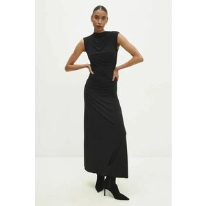 Answear Lab rochie culoarea negru, maxi, mulata imagine