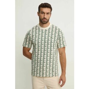 Lacoste tricou barbati, culoarea bej, modelator, TH2831 imagine