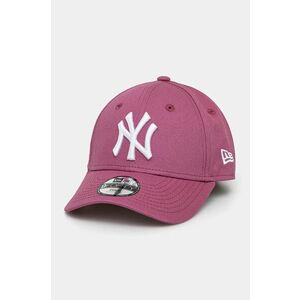 New Era șapcă NEW YORK YANKEES culoarea roz, neted, 60565574 imagine