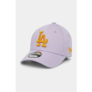 New Era șapcă LOS ANGELES DODGERS culoarea violet, neted, 60565565 imagine