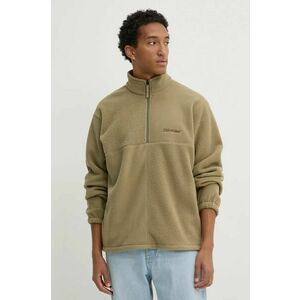 Dickies hanorac fleece PINESDALE culoarea verde, neted, DK0A864D imagine