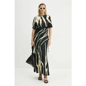 Nanushka rochie BRANTLEY culoarea negru, maxi, evazati, NW24PFBS20199 imagine