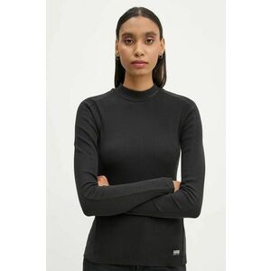 G-Star Raw longsleeve femei, culoarea negru, cu turtleneck, D25033-D850 imagine