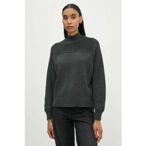 G-Star Raw pulover din amestec de cașmir culoarea gri, cu turtleneck, D25218-D771 imagine