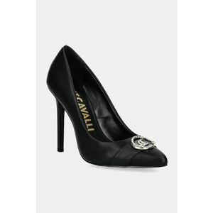 Just Cavalli stilettos de piele culoarea negru, 77RA3S03 imagine