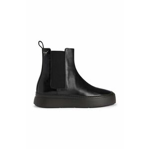 Giuseppe Zanotti ghete chelsea de piele Alec barbati, culoarea negru, IU40024.001 imagine