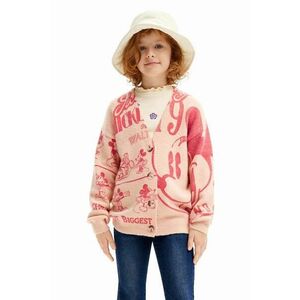 Desigual cardigan copii culoarea roz, 24WGJF06 imagine