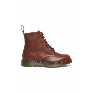 Dr. Martens bocanci de piele 1460 Pascal femei, culoarea maro, cu toc plat, DM31976253 imagine