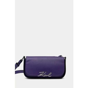 Karl Lagerfeld poseta de piele culoarea violet, 245W3043 imagine