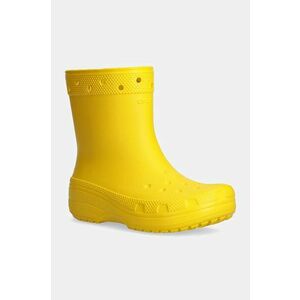 Crocs cizme Classic Rain Boot culoarea galben 208363.SUNFLOWER-SUN imagine