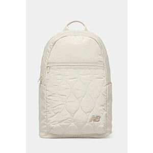 New Balance rucsac culoarea bej, mare, neted, LAB23176LIN imagine