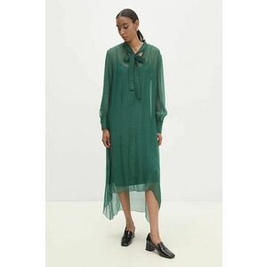 Answear Lab rochie culoarea verde, midi, drept imagine