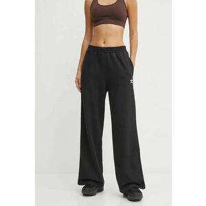 adidas Originals pantaloni de trening Femme Galore Wideleg Fleece Pants culoarea negru, uni, JN3030 imagine