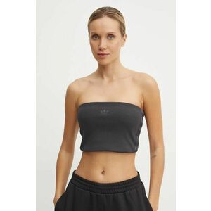 adidas Originals top Femme Galore Rib Tube Top culoarea negru, JN3026 imagine