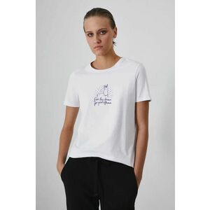 Medicine tricou femei, culoarea alb imagine