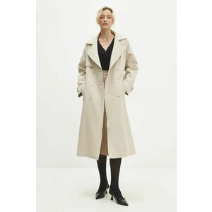 Answear Lab trenci femei, culoarea bej, de tranzitie, oversize imagine